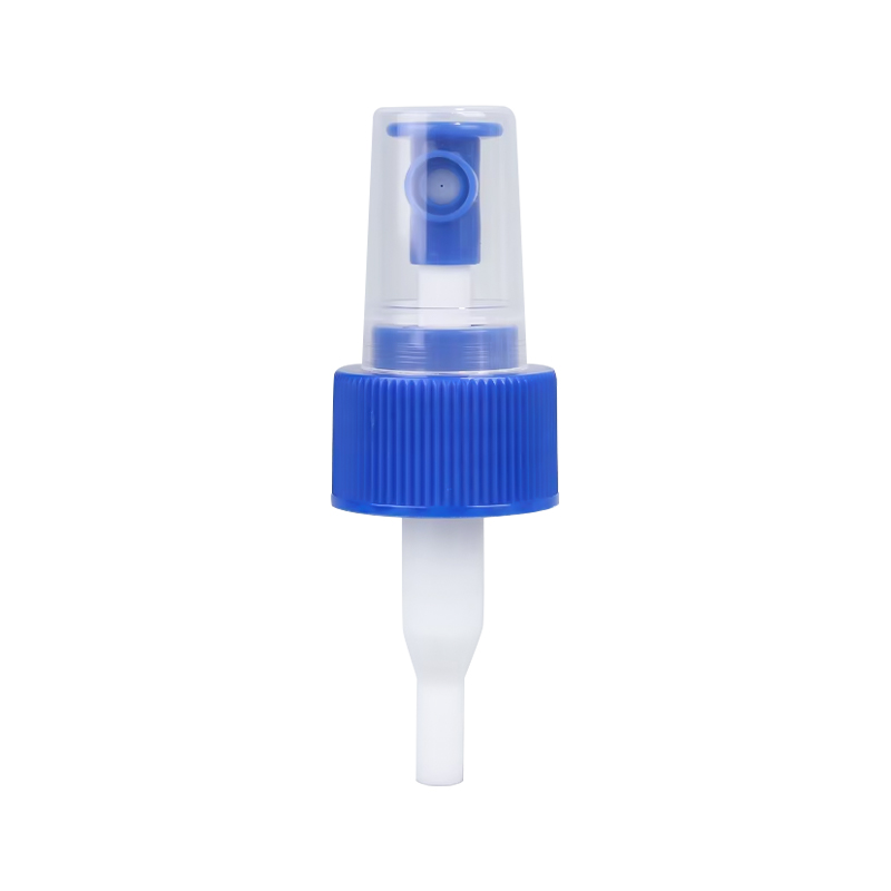 Mavi küçük parmak pompası püskürtücü